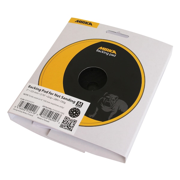 Backup Pad 5" Grip 28H Soft